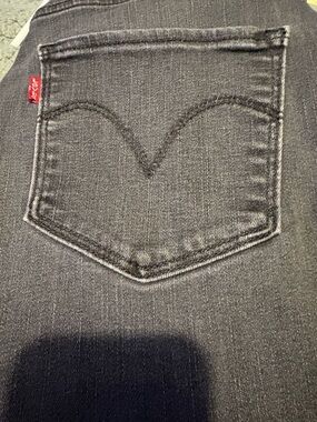 Levi's Women's Black Skinny Jeans with Signature Pocket Stitch